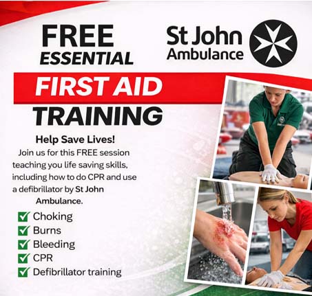First Aid Training session